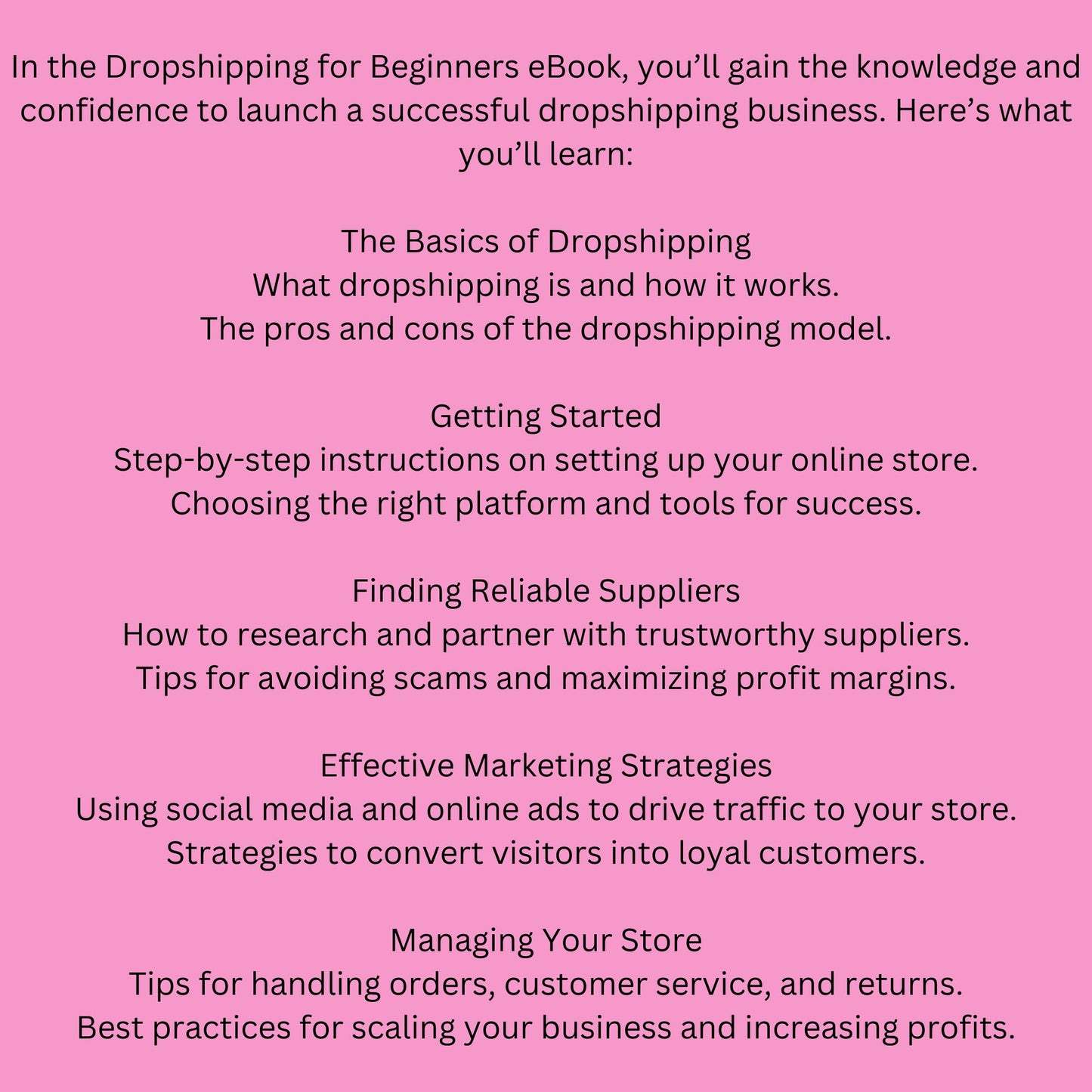 Beginners Guide to Dropshipping